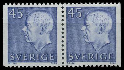 Schweden DS GUSTAV-VI Nr 586Dl Dr postfrisch WAAGR PAAR SDBF2FE