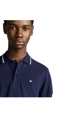 Dior Poloshirt mit Logostickerei Herren blau