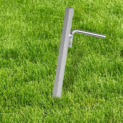 Bodenanker 20-50cm mit L-Haken verzinkter Stahl robuster Hering für Harte Böden