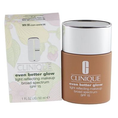 Clinique Even Better Glow Foundation Wn98 Cream Caramel Spf15 30ml