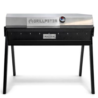 Profi Mangal Altan 90 Stahl 3mm Schaschlikgrill Edelstahldeckel