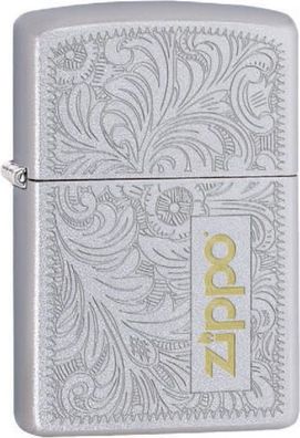 Zippo Feuerzeug Satin Finish Venetian Design