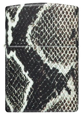 Zippo Feuerzeug Schwarz Snake Skin 540 Farben Original