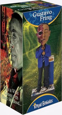 Breaking Bad Gustavo Fring Figur Bobblehead 20 cm Royal Bobbles NEU OVP