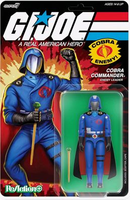 G.I. JOE Cobra Commander Figur Actionfigur 10 cm NEU OVP Super7