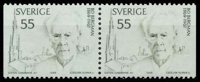 Schweden 1969 Nr 654Dl Dr postfrisch WAAGR PAAR SE03842