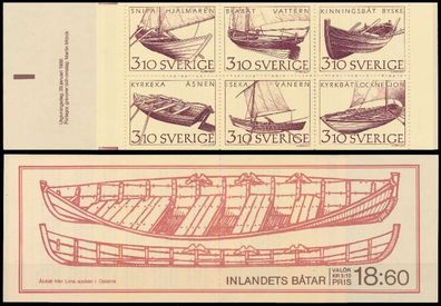 Schweden Markenheftchen Nr MH 128 postfrisch SE09E52