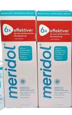2 x 400ml Meridol Lösung Mundwasser neu EAN 7610108059416
