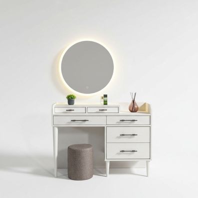 Schminktisch modern Holz Schlafzimmer Kosmetiktisch mit Spiegel