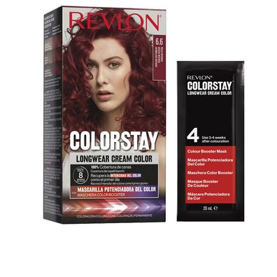 Revlon Colorstay Longwear Cream Color 6,6-Rojo Intenso 4 U