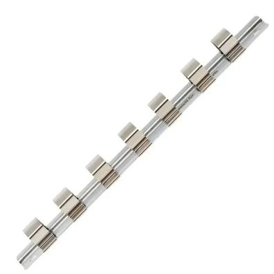 Aufsteckschiene 200mm mit 7 Clips – Robuste Werkzeugschiene