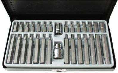 Bit Satz S2 Stahl – Innensechskant Bits mit 3/8 Zoll Antrieb