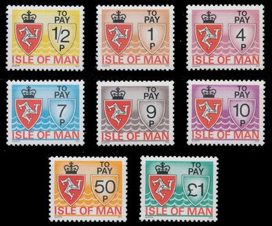 INSEL-MAN Portomarken Nr 9-16 postfrisch XAC6C02