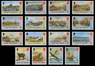 ISLE OF MAN 1973 Nr 12-27 postfrisch XAC6D16