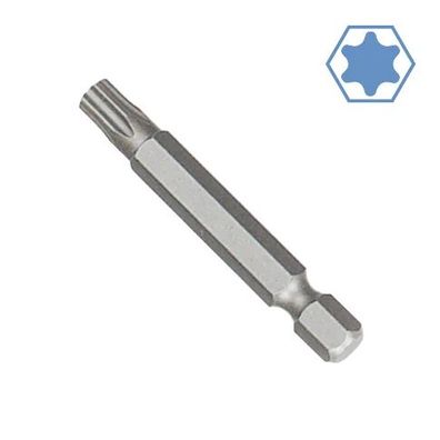 Innensechskant Bit T27 aus S2 Stahl, 50mm, 1/4 Zoll