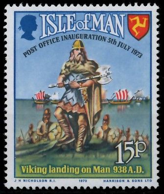 ISLE OF MAN 1973 Nr 28 postfrisch XAC6D1A