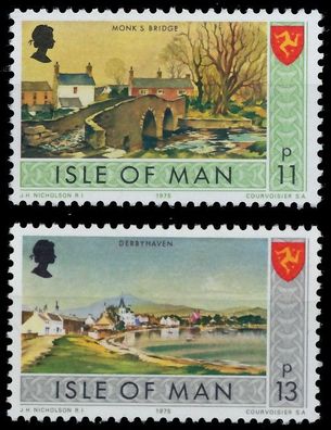 ISLE OF MAN 1975 Nr 72-73 postfrisch XAC6D4A