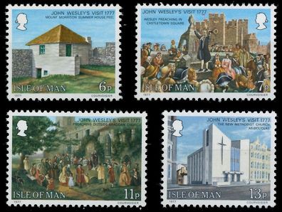 ISLE OF MAN 1977 Nr 101-104 postfrisch XAD044A