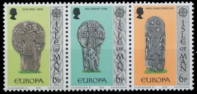 ISLE OF MAN 1978 Nr 123- + 124 + 122 postfrisch 3ER STR XAD046E