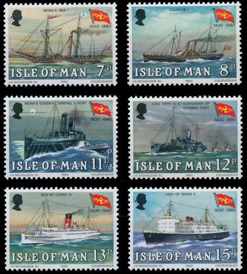 ISLE OF MAN 1980 Nr 166-171 postfrisch XAD0506