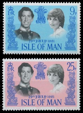ISLE OF MAN 1981 Nr 194-195 postfrisch XAD050E