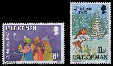 ISLE OF MAN 1982 Nr 217-218 postfrisch XAD0532