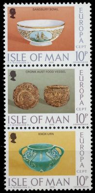 ISLE OF MAN 1976 Nr 86 + 85 87 postfrisch 3ER STR XAD0562