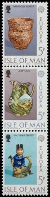 ISLE OF MAN 1976 Nr 82 + 84 83 postfrisch 3ER STR XAD057E