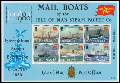 ISLE OF MAN Block 3 postfrisch XAD058A
