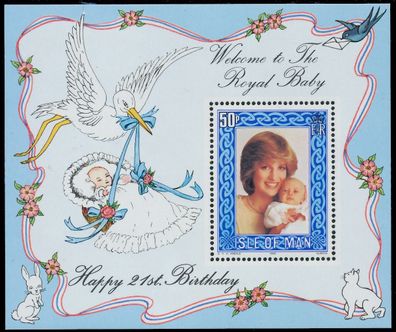 ISLE OF MAN Block 6 postfrisch XAD0596