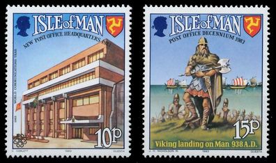 ISLE OF MAN 1983 Nr 246-247 postfrisch XAD061A