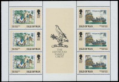 INSEL-MAN Heftchenblatt Nr HB 15 postfrisch XAD0826