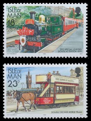 ISLE OF MAN 1992 Nr 490-491 postfrisch XAD09A6