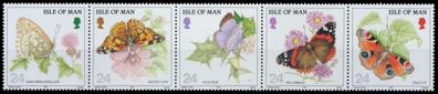 ISLE OF MAN 1993 Nr 555-559 postfrisch 5ER STR XAD0A1E
