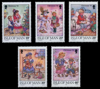 ISLE OF MAN 1993 Nr 564-568 postfrisch XAD0A2A