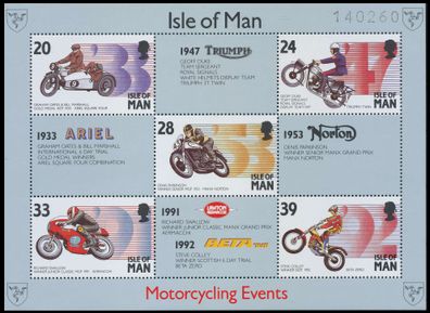 ISLE OF MAN 1993 Block 19 postfrisch XAD0A42