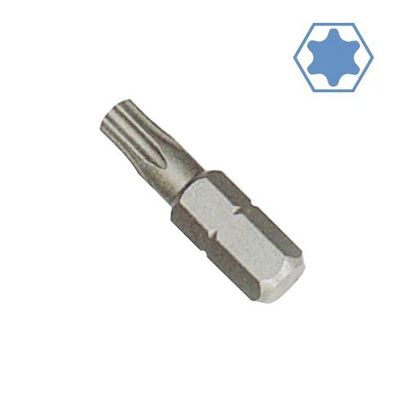 Innensechskant Bit T8 25mm S2 Stahl 1/4 Zoll