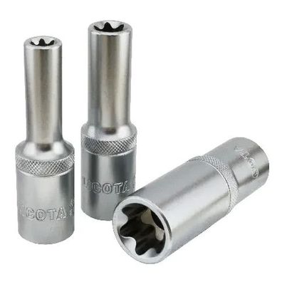 Innensechskant Nuss E18 – 1/2 Zoll, 76mm, CrV Stahl, präzises E18 Profil