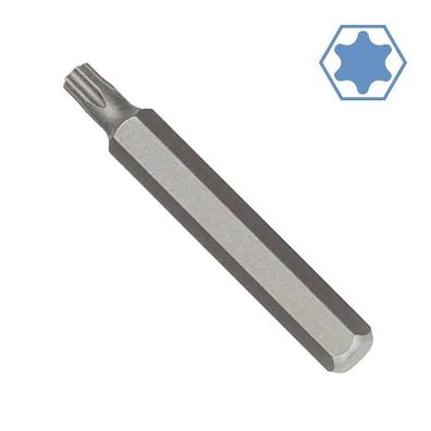 Innensechskant T55 Bit 75mm S2 Stahl 10mm Hex für präzise Schraubarbeiten