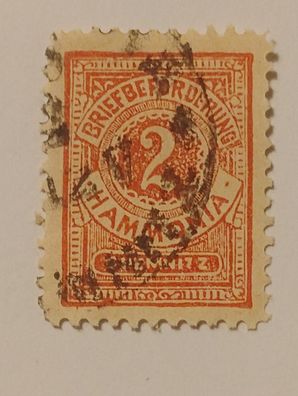 Chemnitz 2 Schilling "Hammonia" 1864, gestempelt