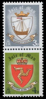 ISLE OF MAN 1979 Nr 144I+145I postfrisch SENKR PAAR XAD0B82