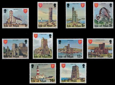ISLE OF MAN 1978 Nr 105A-117A ohne 108A+117A postfrisch XAD0B9A