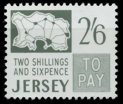 JERSEY Portomarken Nr 5 postfrisch XADAB22