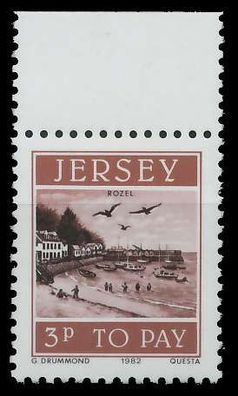 JERSEY Portomarken Nr 35 postfrisch ORA XADAC22