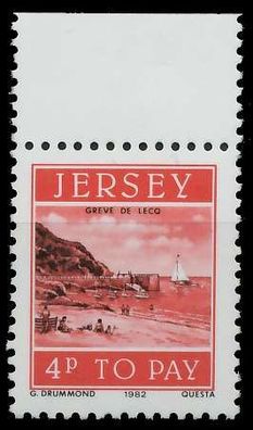 JERSEY Portomarken Nr 36 postfrisch ORA XADAC32