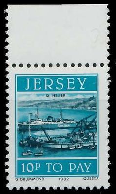 JERSEY Portomarken Nr 42 postfrisch ORA XADAC0A