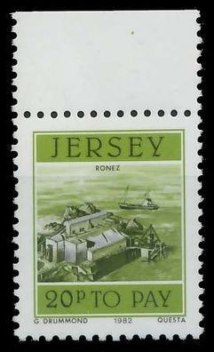 JERSEY Portomarken Nr 43 postfrisch ORA XADAC2A