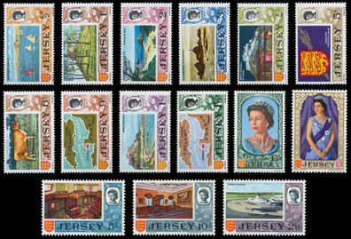 JERSEY 1969 Nr 7-21 postfrisch XADAC82