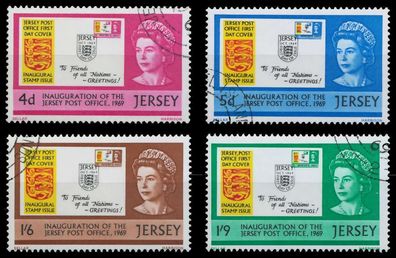 JERSEY 1969 Nr 22-25 gestempelt XADACF6