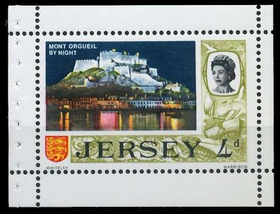 JERSEY Heftchenblatt Nr HB 0-1 postfrisch XADAD86